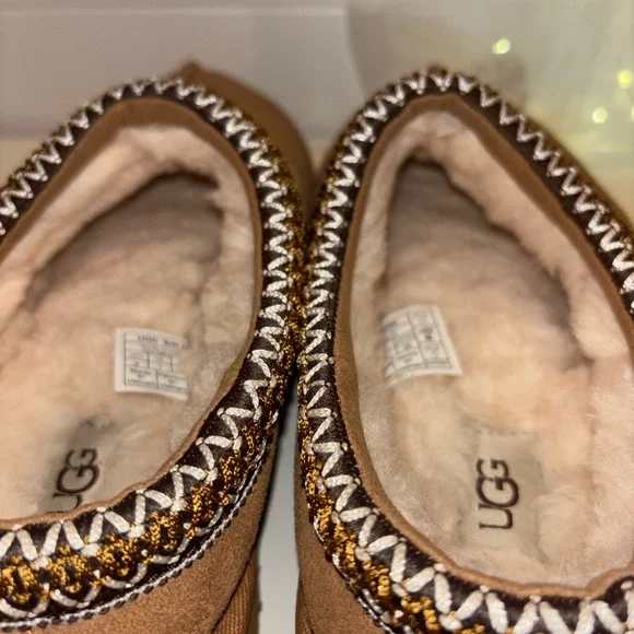 UGG Women’s Tasman Slippers – Chestnut – Size 8 – New (No Box) - Picture 7 of 8